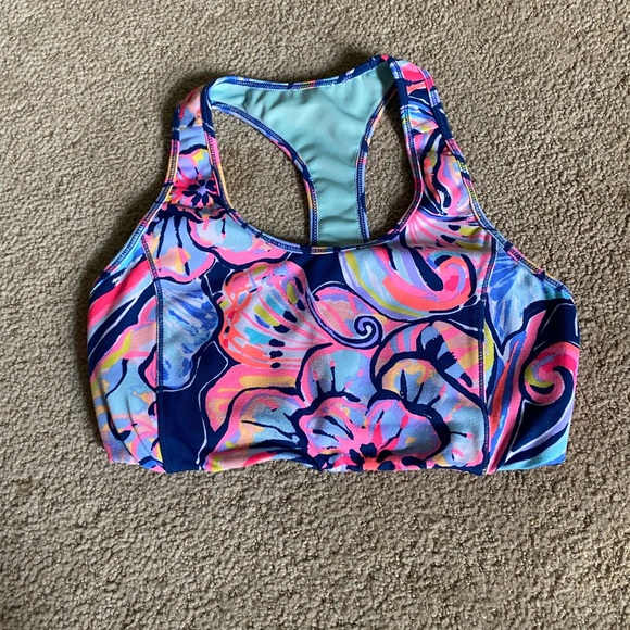 Lilly Pulitzer Teegan sports bra Boho Bateau - Picture 2 of 3